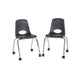 18" Mobile Chair with Casters, 2-Pack