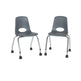 18" Mobile Chair with Casters, 2-Pack