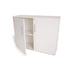 Whitney White Lockable Wall Cabinet