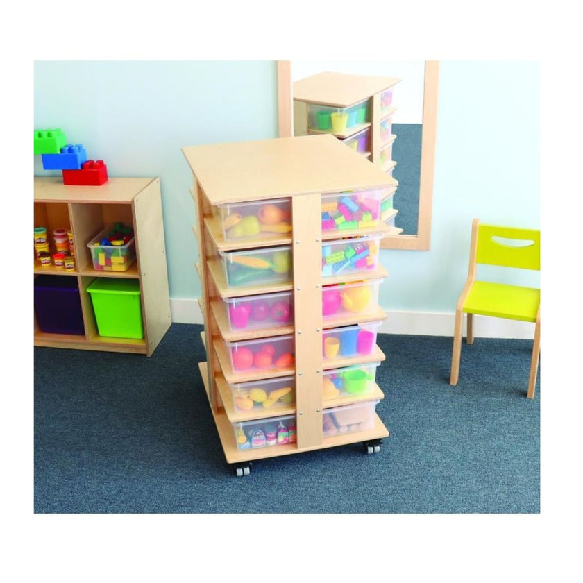 24 Tray Mobile Tower