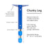24 x 48 Rectangle Dry-Erase Activity Table - WhiteboardBlue