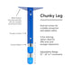 24 x 48 Rectangle Dry-Erase Activity Table - WhiteboardBlue