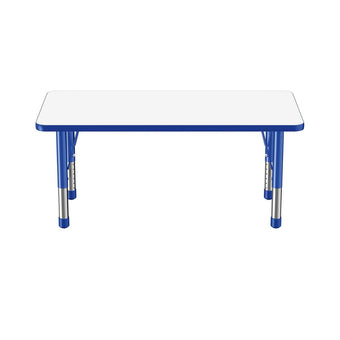 24 x 48 Rectangle Dry-Erase Activity Table - WhiteboardBlue