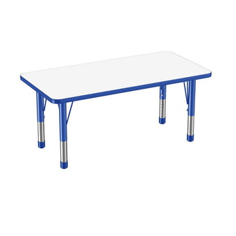24 x 48 Rectangle Dry-Erase Activity Table - WhiteboardBlue