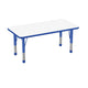 24 x 48 Rectangle Dry-Erase Activity Table - WhiteboardBlue