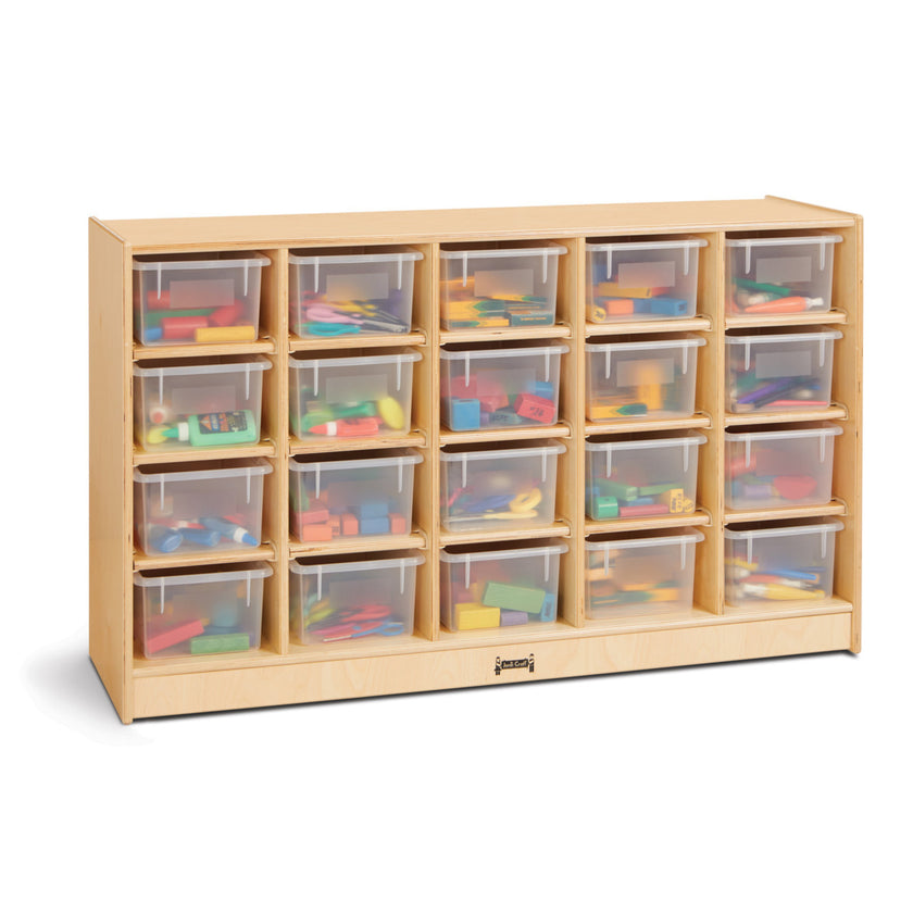 20 Cubbie-Tray Mobile Storage