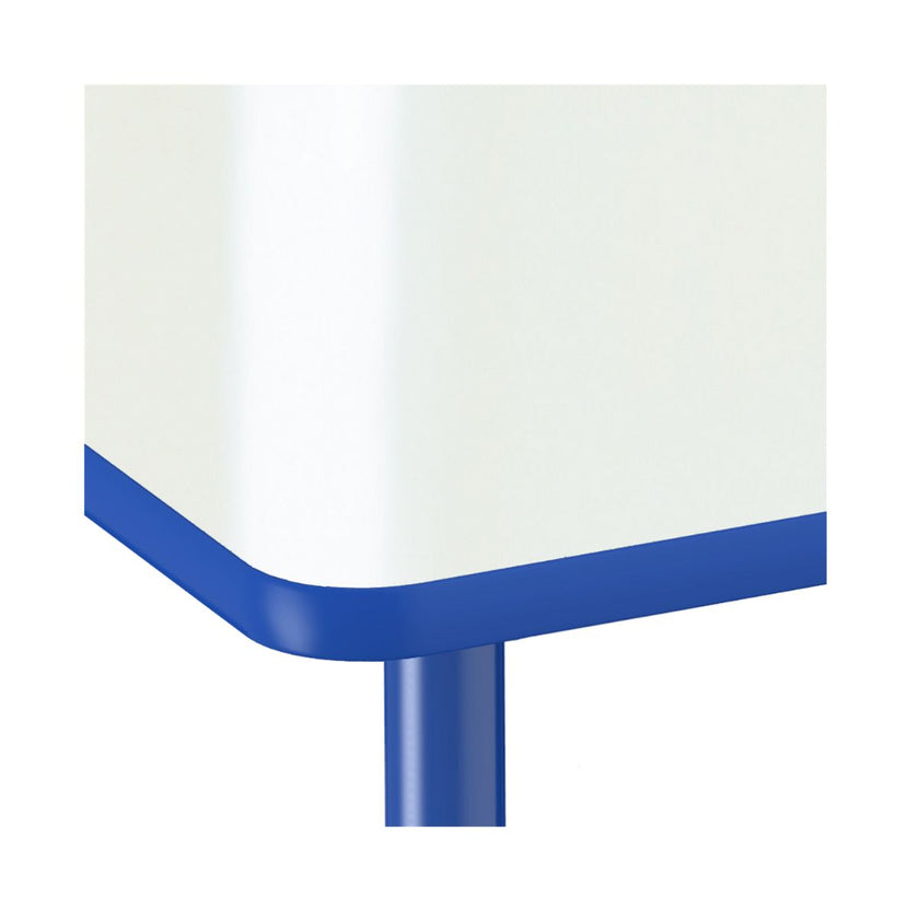 48 x 72 Kidney Dry-Erase Activity Table - WhiteboardBlue