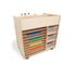 Deluxe Mobile Art Supply Cart