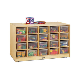Double-Sided Island - 40 Cubbie-Tray
