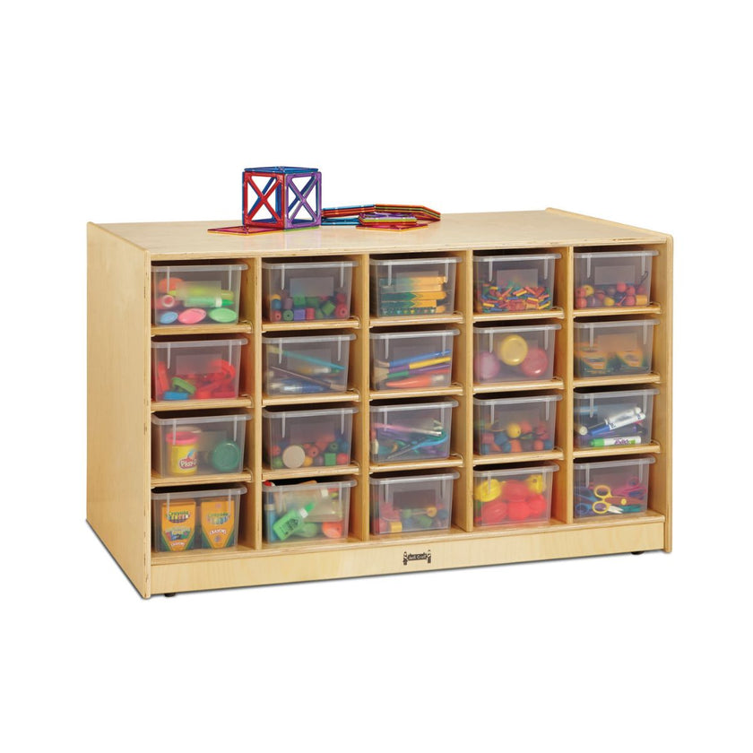 Double-Sided Island - Single + 20 Cubbie-Tray