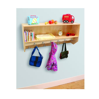 Double Row Wall Mounted Coat Rack