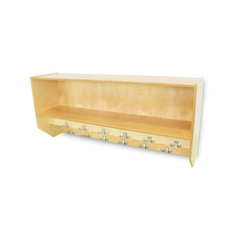 Double Row Wall Mounted Coat Rack