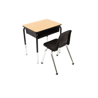 FDP OFD 2pk  OakA-Black- Table & Chair