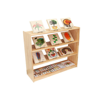 Large Rectangular Rubberwood Shelf w/o Back