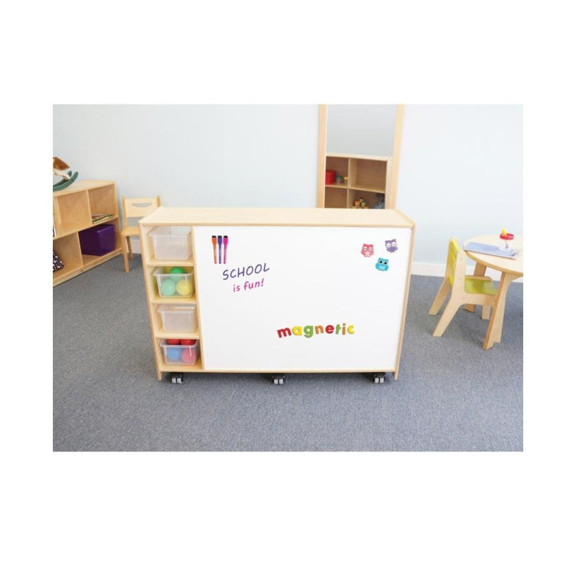 Magnetic Write And Wipe Mobile Cabinet