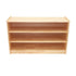 Medium Rubberwood Shelf with Back
