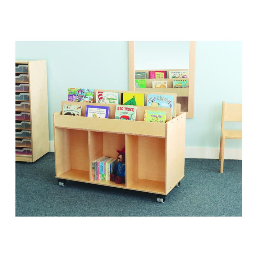 Mobile Book Storage Island