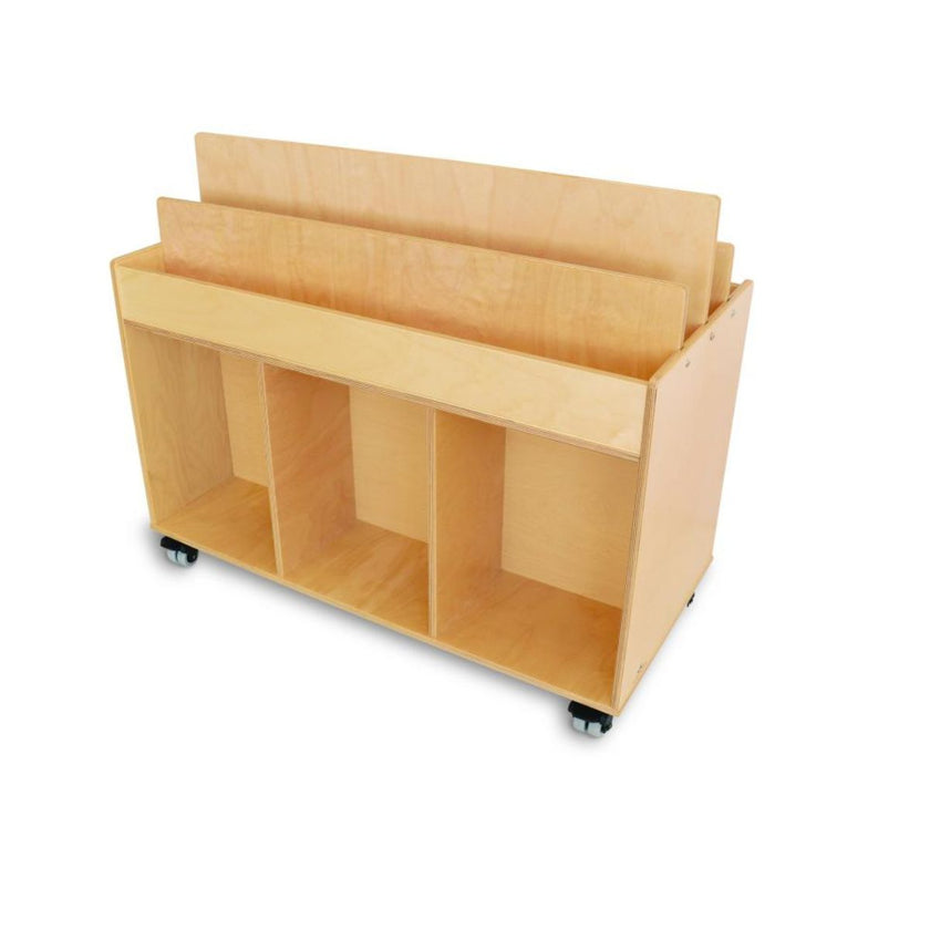 Mobile Book Storage Island