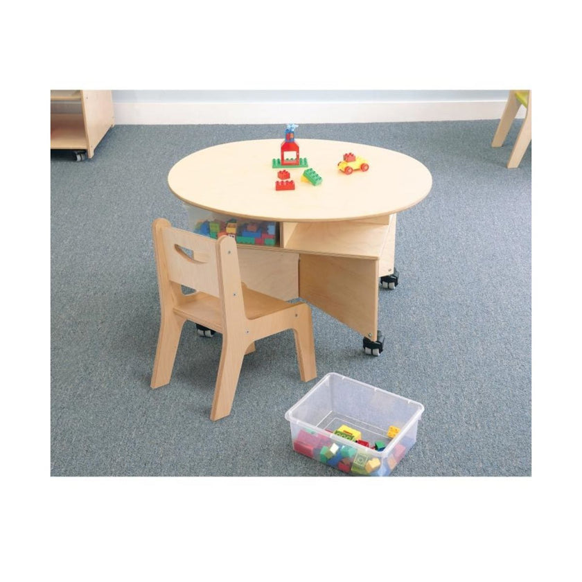 Mobile Collaboration Table With Trays