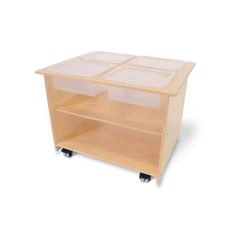 Mobile Sensory Table With Trays and Lids