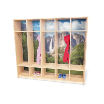 Nature View Five Section Coat Locker