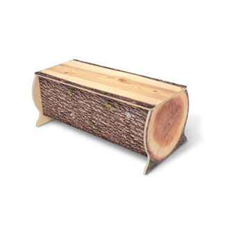 Nature View Live Edge Log Bench