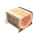 Nature View Live Edge Log Bench