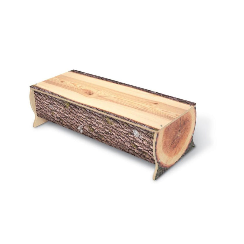 Nature View Live Edge Log Bench