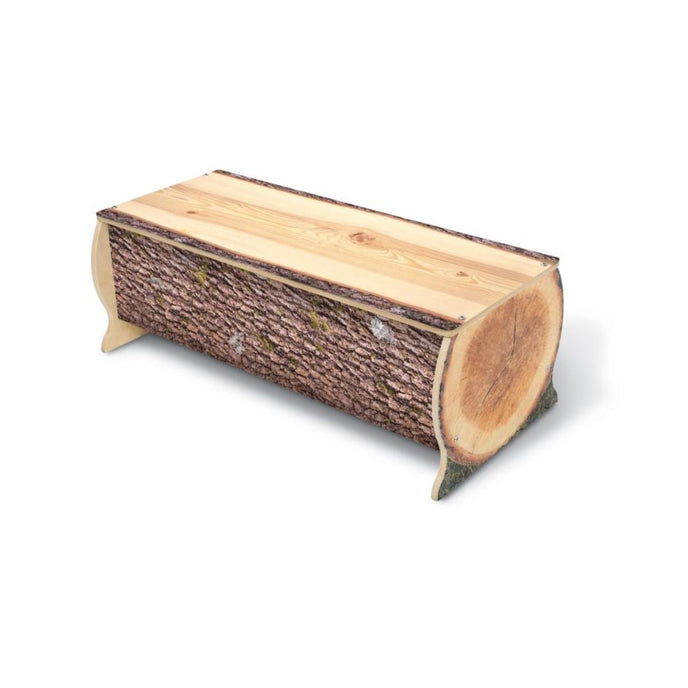 Nature View Live Edge Log Bench