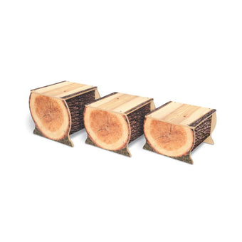 Nature View Live Edge Log Bench