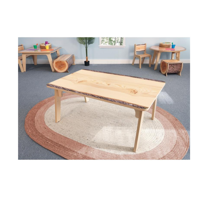 Nature View Live Edge Rectangle Table
