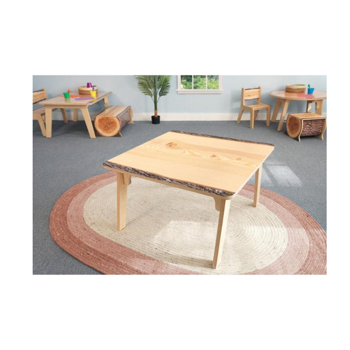 Nature View Live Edge Square Table