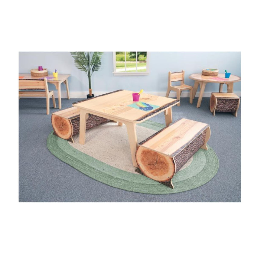 Nature View Live Edge Square Table
