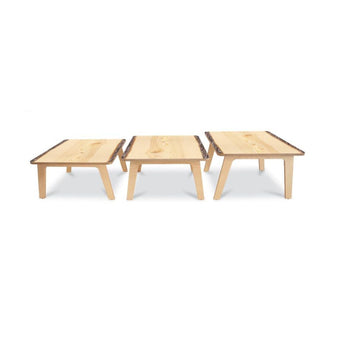 Nature View Live Edge Square Table