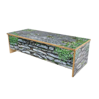 Nature View Stone Wall Bench
