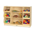 Open Storage with Beveled Front
