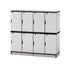Rainbow Accents Stacking Lockable Lockers