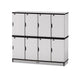 Rainbow Accents Stacking Lockable Lockers
