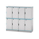 Rainbow Accents Stacking Lockable Lockers