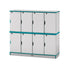 Rainbow Accents Stacking Lockable Lockers