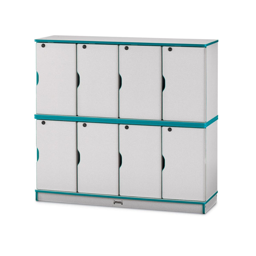 Rainbow Accents Stacking Lockable Lockers
