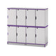 Rainbow Accents Stacking Lockable Lockers