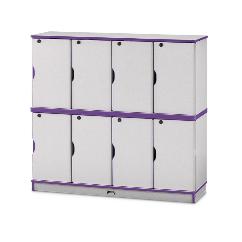 Rainbow Accents Stacking Lockable Lockers