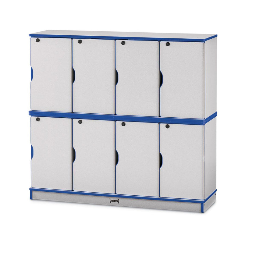 Rainbow Accents Stacking Lockable Lockers