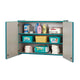 Rainbow Accents Lockable Wall Cabinet