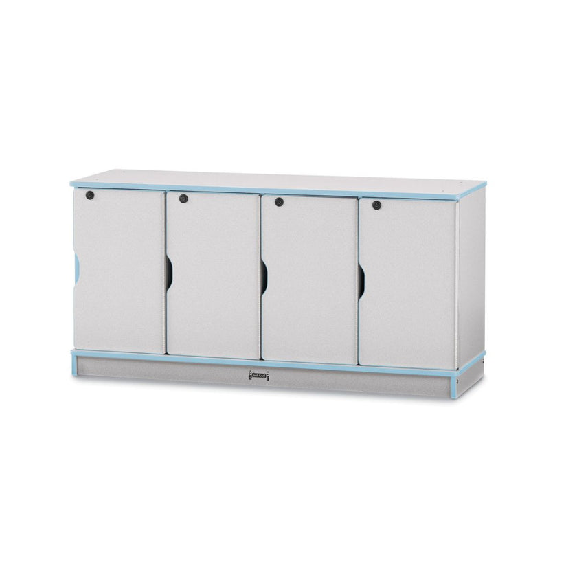 Rainbow Accents Stacking Lockable Lockers