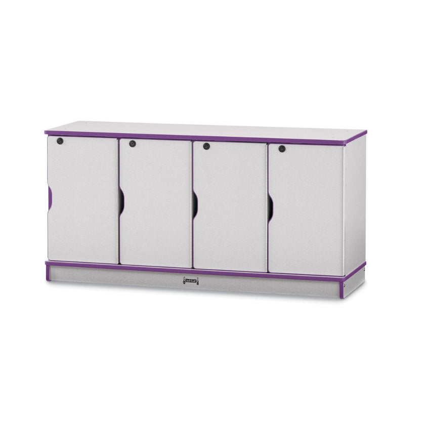 Rainbow Accents Stacking Lockable Lockers