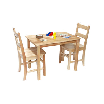 Rubberwood Classroom Table - Rectangle - 24