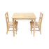 Rubberwood Classroom Table - Square - 30
