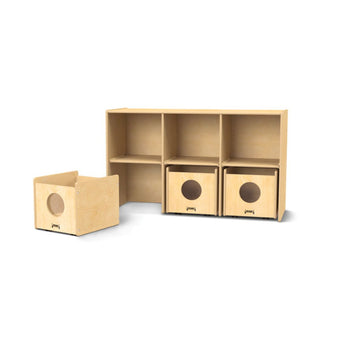 See-n-Wheel Shelf with Bins
